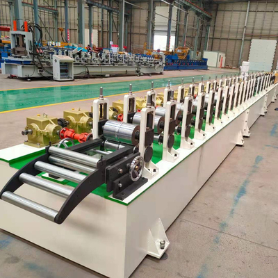 Factory 55/77 PU Foam Roller Shutter Door Machine PU Foam Roller Shutter Slat Roll Forming Machine