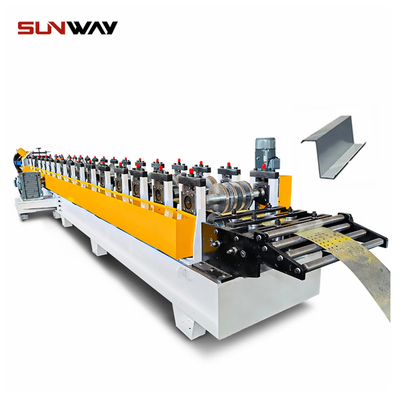 High Quality Automatic Hotels Solar Panel Support Structure Photovolta Z Bracket Formed Purlin Channel Steel Roll Forming Machine
