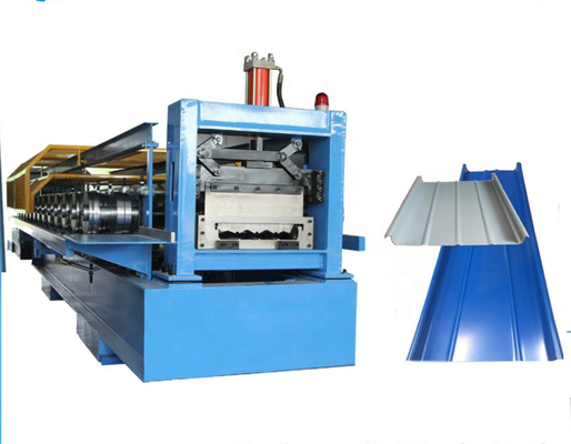 Building Material Shops Cheap Price POS Seam Roof Panel Roll Forming Machine POS Seam Roofing Machine