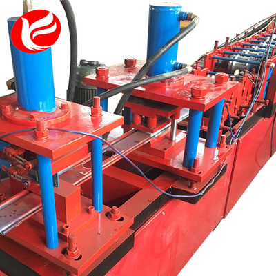 Hotels Steel Roll Forming Machinery / Shutter Door Machine For Door Use