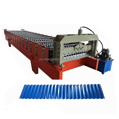 Production Chile 840 And 836 Corrugated Roll And Roof Sheet Bolivia Trapezium Roof Panel Forming Machine