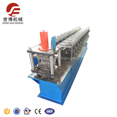 View of building construction roller shutter door making machine roller shutter slat roll forming machine made in China