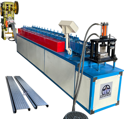 High End Good Quality Advertising Company Shutter Door With Punch Hole Cold Rolling Forming Machine Price