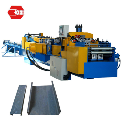 60-300mm Automatic GI Channel Z Purline Gutter Strut Channel Roll Forming Keel Machine