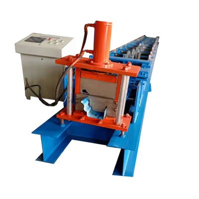 Building Material Shops Color Coated Backing Plate Steel Strip Galvanized Rainwater Gutter Profile Cold Roll Forming Making Machine For Colombia